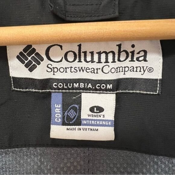 Columbia Core Interchange Women's Grey & Black Ski Jacket Size Large - Picture 2 of 11